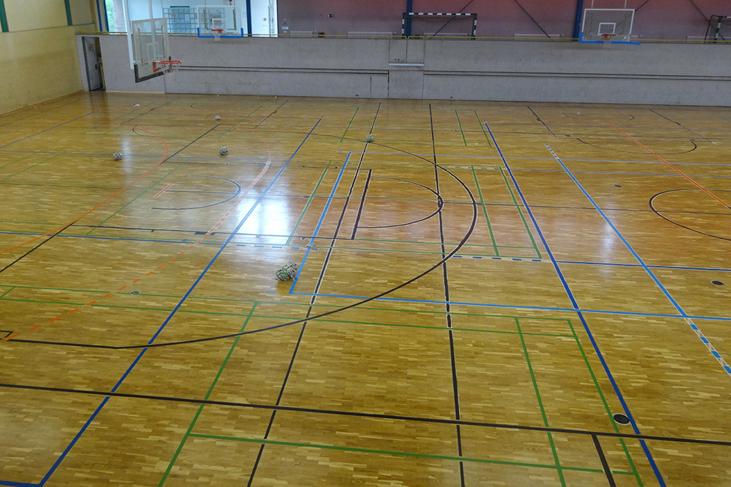 Sportboden schleifen und verlegen Berlin