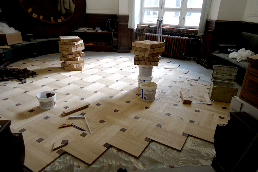 Tafelparkett verlegen und schleifen Berlin